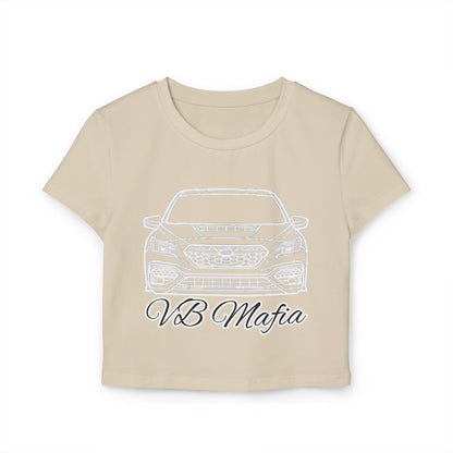 VBMafia — Women's Baby Tee "All Builds One Family"