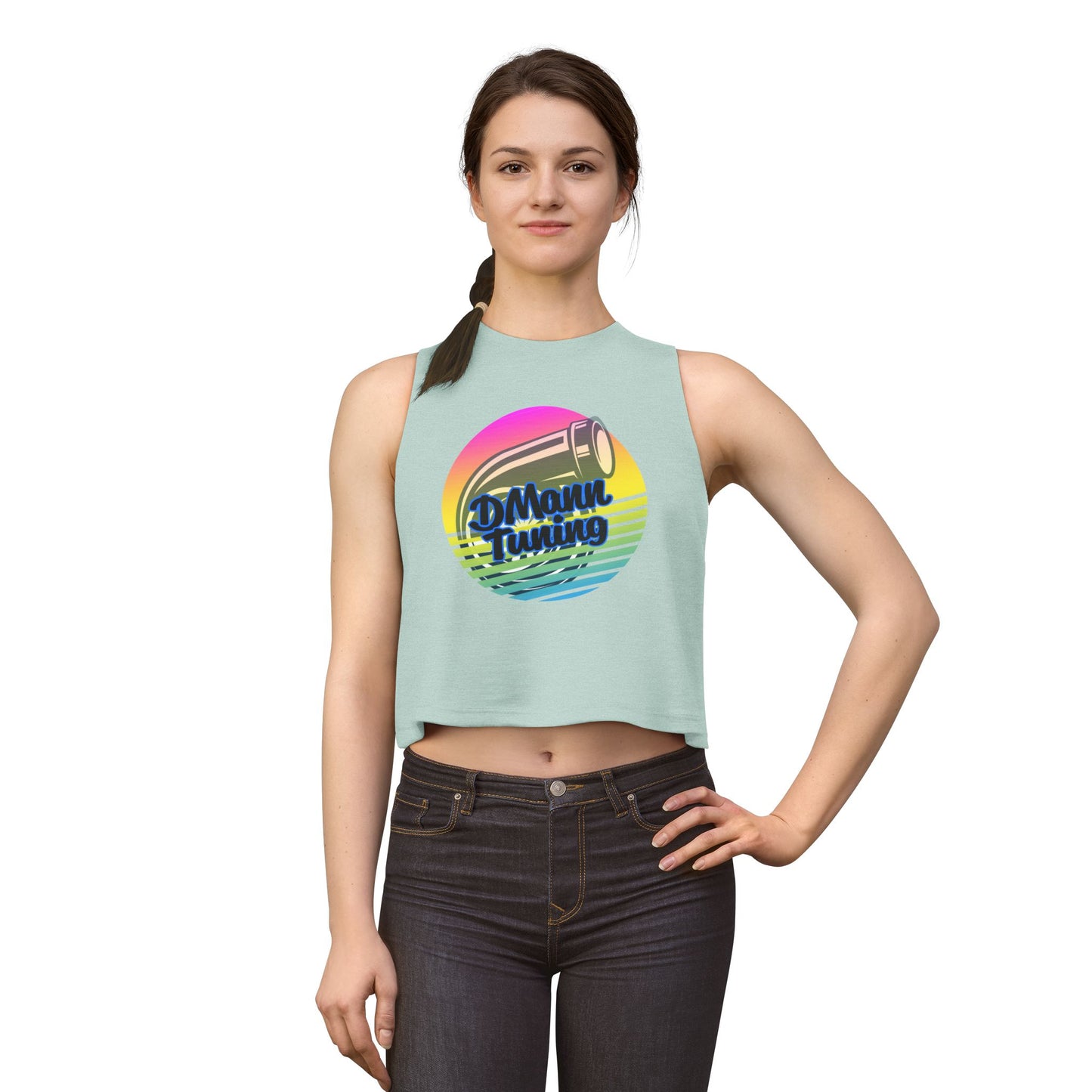 DMann Tuning Sunset -Women's Crop Top