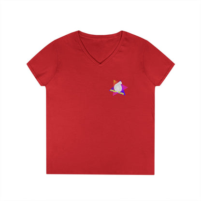 Retro 'DMann Tuning Ladies V-Neck T-shirt