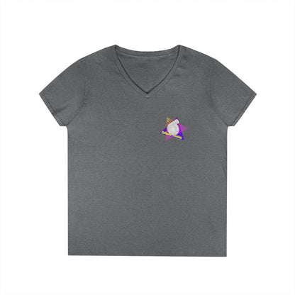 Retro 'DMann Tuning Ladies V-Neck T-shirt