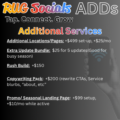 RUG Socials - CORE Tap. Connect. Grow.